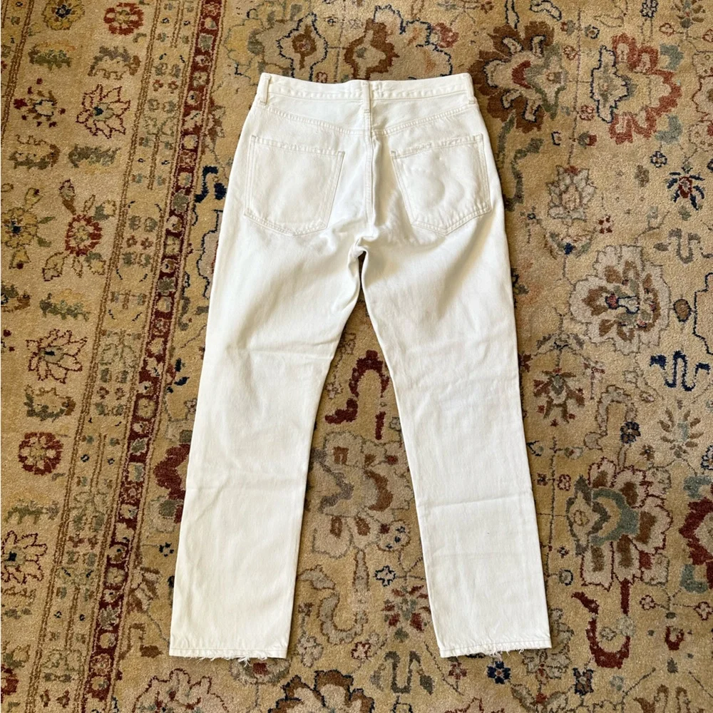 Agolde Riley Distressed Crop Jeans - Picture 5 of 10